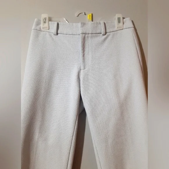 Club Monaco Light Blue Cropped Pants Pockets Women's Size 2 Preppy Beach - Picture 3 of 6